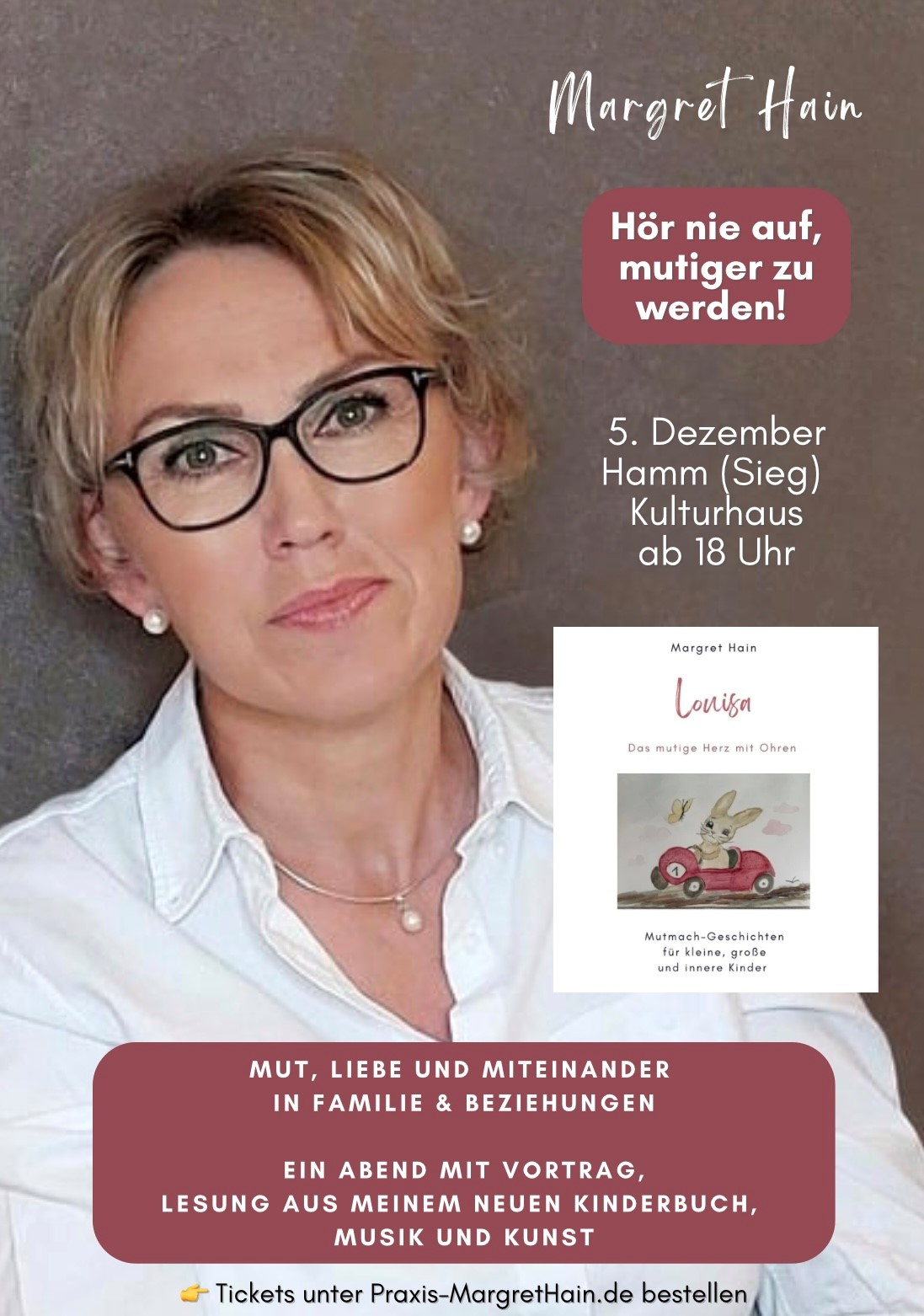 Hör nie auf mutiger zu werden